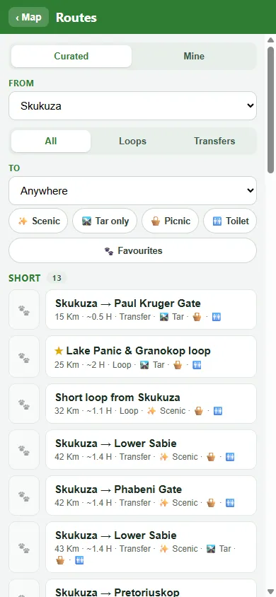 Offline map & route planner